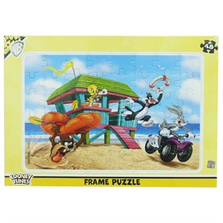 Mabbels Çocuk Puzzle 48 Parça Frame Looney Tunes